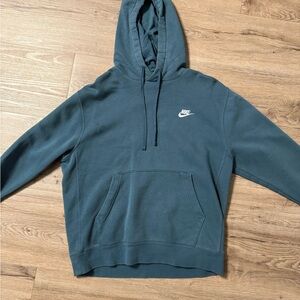 Nike Men's Teal Hoodie